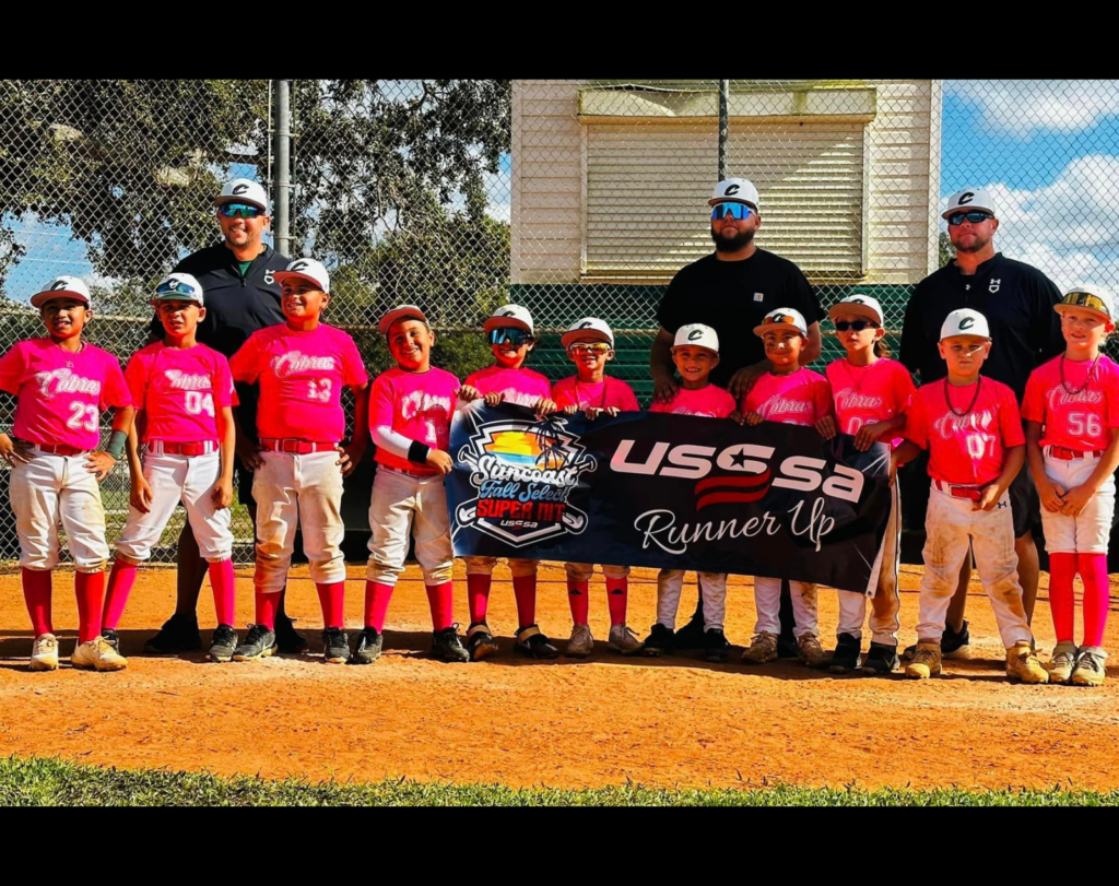 Florida Cobras 8u USSSA Suncoast Fall Select Super NIT 2023 - Silver Runner-Up Champions